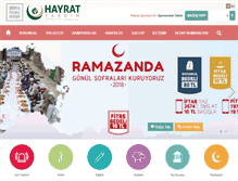 Tablet Screenshot of hayratyardim.org